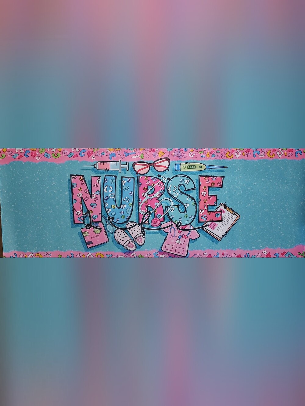 New! Nurse Computer Desk Mat 12"X36"